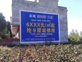 瑞昌墙体广告的好处