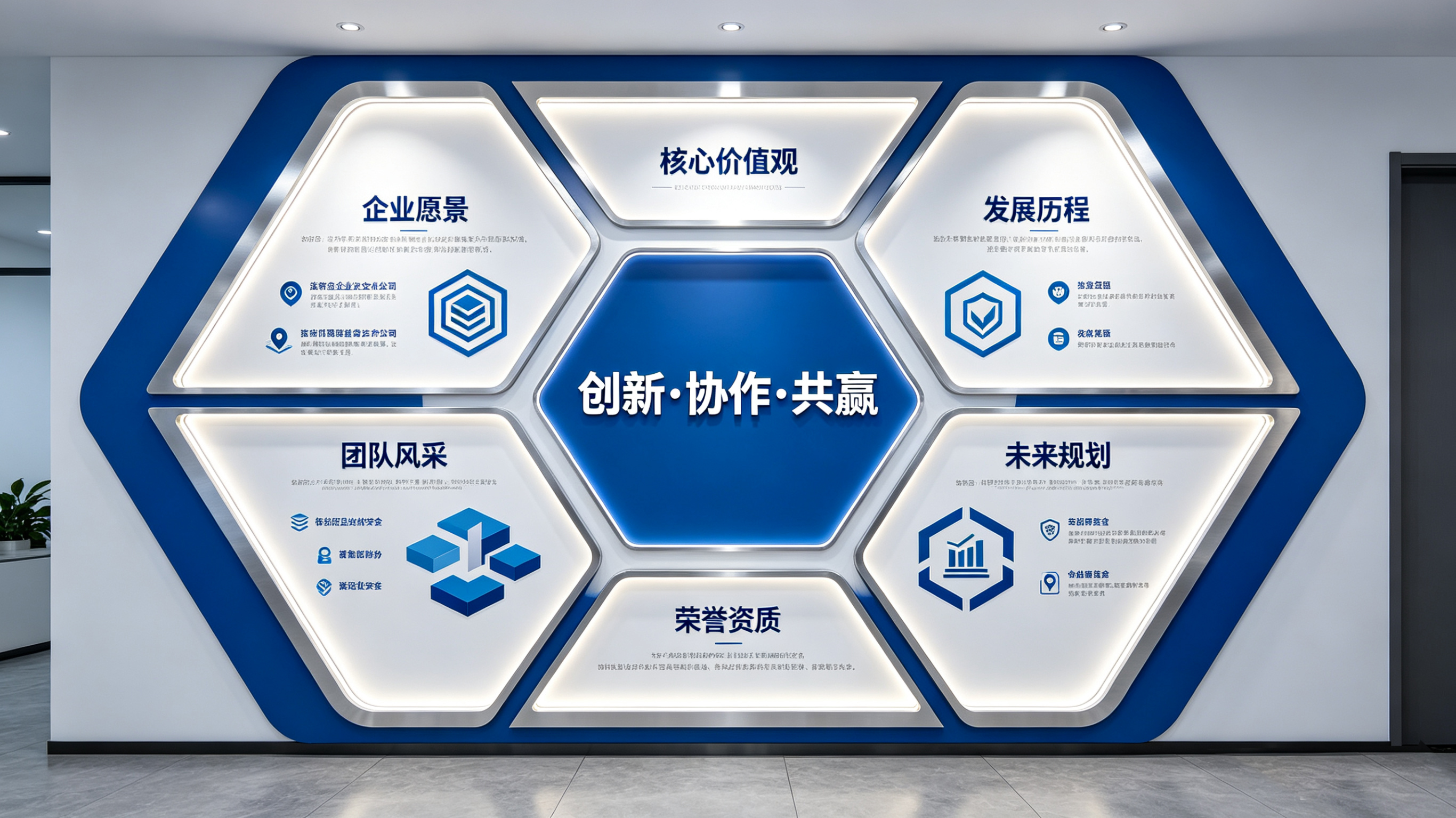瑞昌企业文化墙六边形避坑指南（新手常犯5个错误）